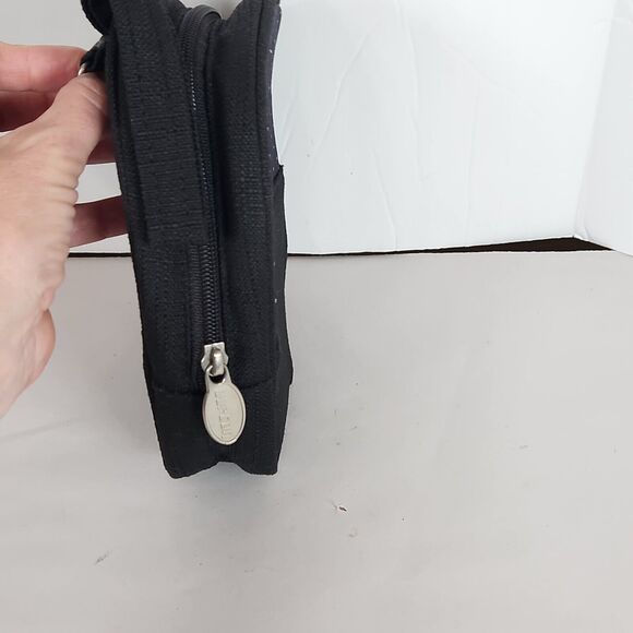 Burton Golf Valuables Pouch Bag Balls Holder Black Zippered wristlet Keychain - Picture 4 of 10